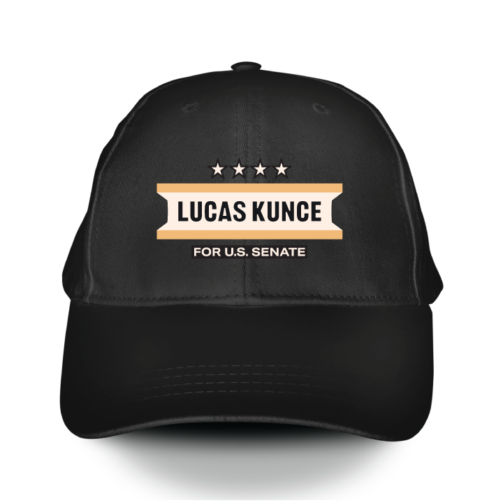 Lucas Kunce (Black Baseball Cap)